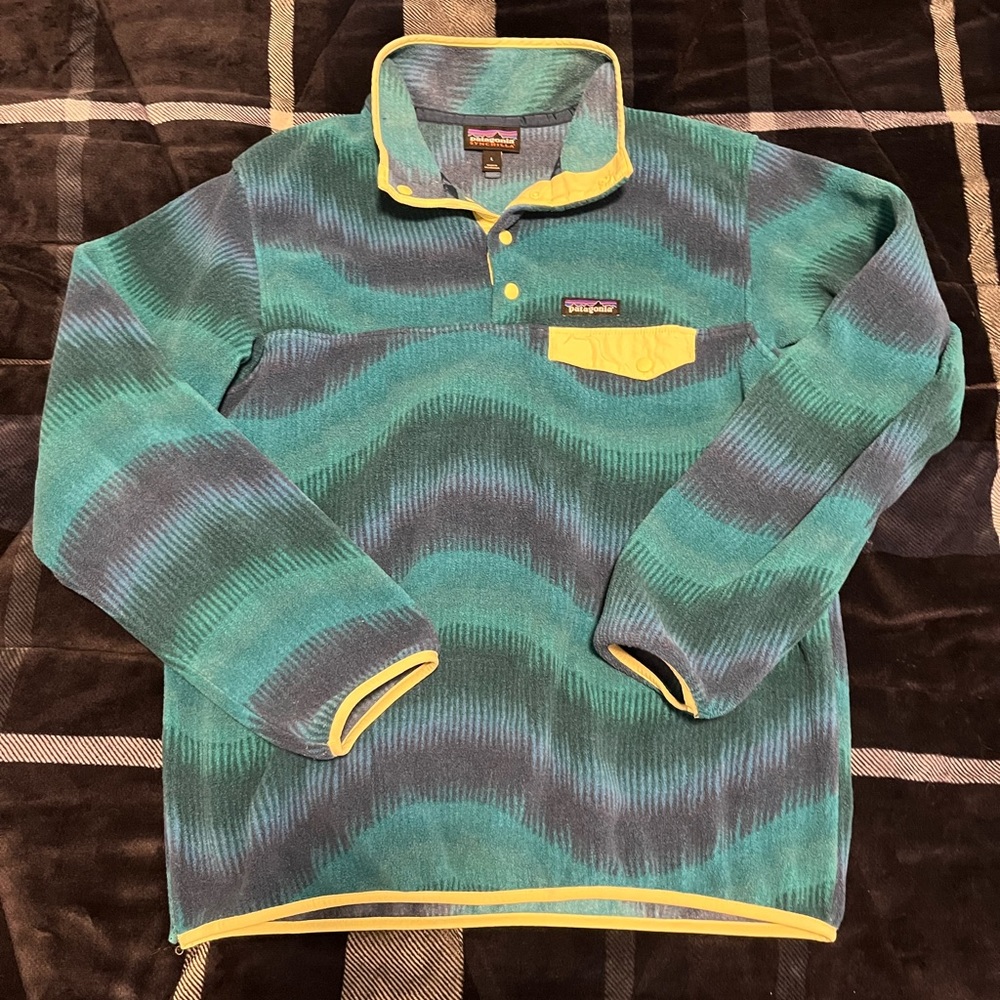 Patagonia Women's Lightweight Synchilla Snap-T Fleece Pullover Size Large